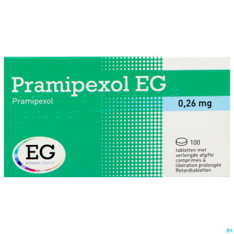 Pramipexol eg 0,26mg lib.prolongee comp 100