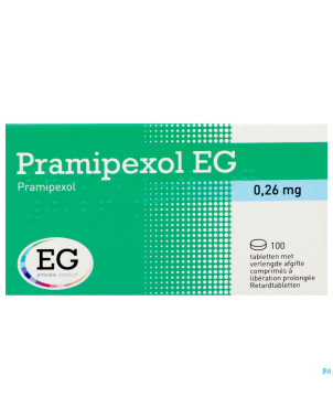 Pramipexol eg 0,26mg lib.prolongee comp 100