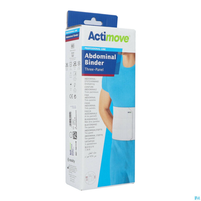 Actimove abdominal binder three panel 23cm s 1