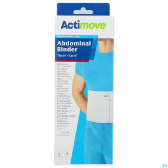 Actimove abdominal binder three panel 23cm m 1