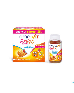 Omnivit junior gummies duopack -35%