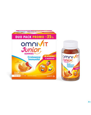 Omnivit junior gummies duopack -35%