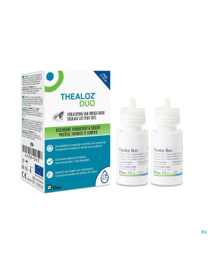 Thealoz duo gouttes oculaires    2x15ml