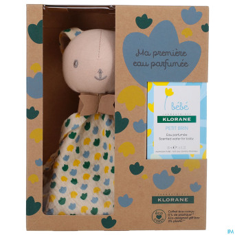 Klorane bb coffret brin eau parf.    50ml + lapin