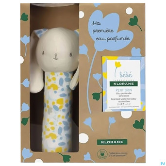 Klorane bb coffret brin eau parf.    50ml + lapin