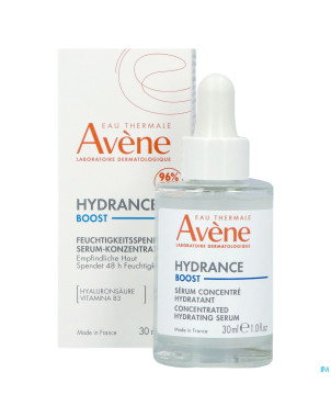 Avene hydrance boost serum concentre hydra.   30ml
