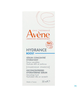 Avene hydrance boost serum concentre hydra.   30ml