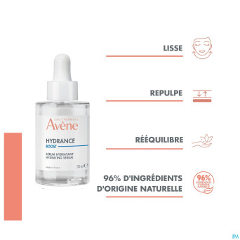 Avene hydrance boost serum concentre hydra.   30ml