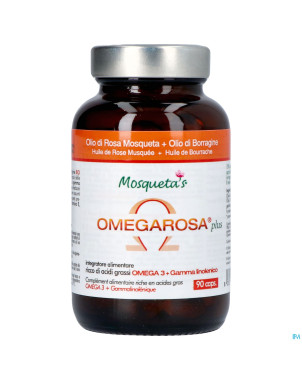 Omegarosa plus huile rose   caps 90