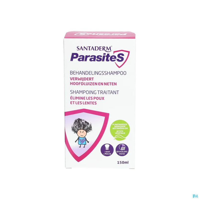 Santaderm parasites sh trait.150ml+peigne credoph.