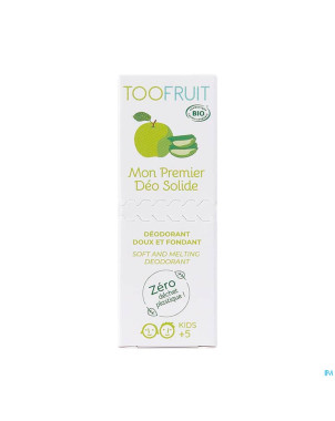 Toofruit premier deo solide bio pomme-aloe    36ml