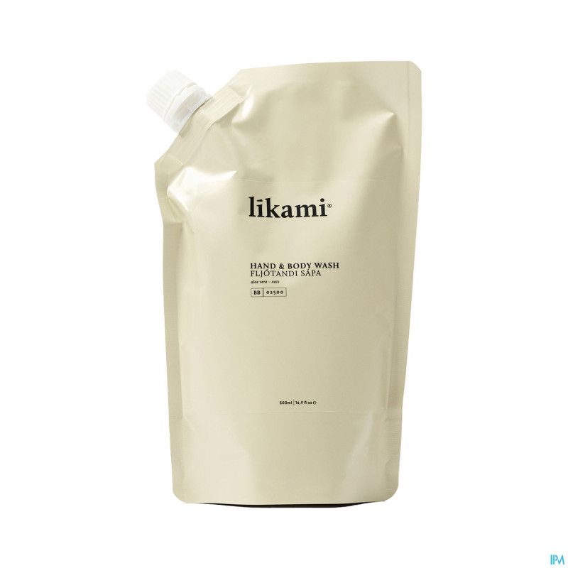 Likami hand&body wash aloe vera oats refill  500ml