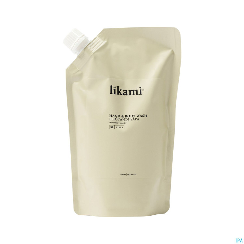 Likami hand&body wash chamom. lavend. refill 500ml