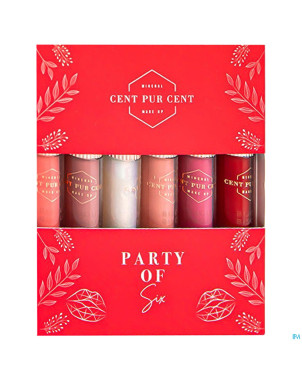 Cent pur cent party of six lipgloss