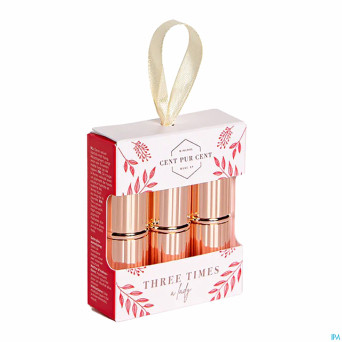 Cent pur cent three times a lady velvet lipsticks