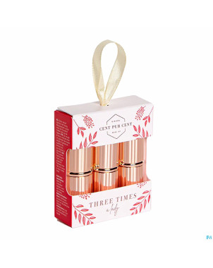 Cent pur cent three times a lady velvet lipsticks