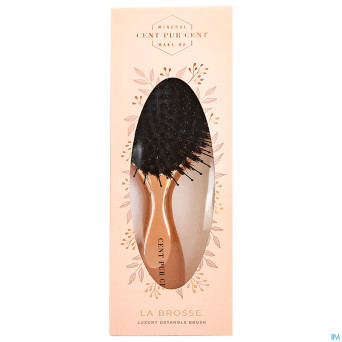 Cent pur cent brosse cheveux luxe