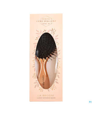 Cent pur cent brosse cheveux luxe