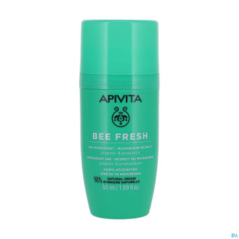 Apivita bee fresh 24h deo microb. respect    50ml