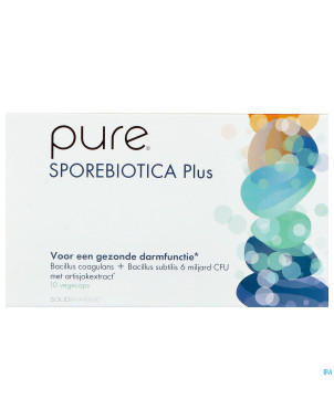 Pure sporebiotica+ v-caps 10  est remplace 4615654