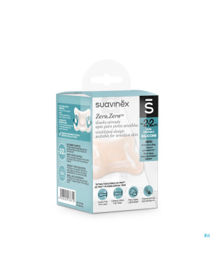 Suavinex zerozero soother silicone reversib. -2-2m