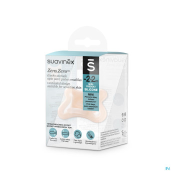 Suavinex zerozero soother silicone reversib. -2-2m