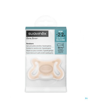 Suavinex zerozero soother silicone reversib. -2-2m