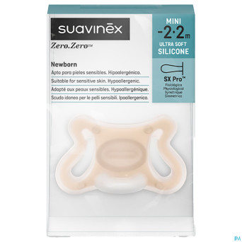 Suavinex zerozero soother silicone reversib. -2-2m
