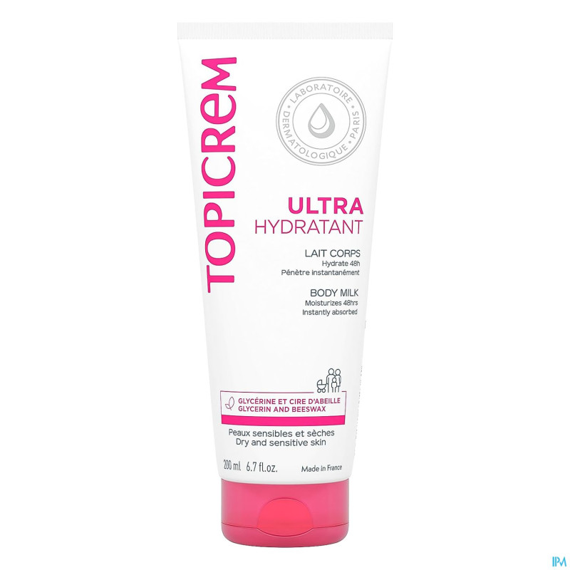 Topicrem um lait corps hydratant    75ml nf