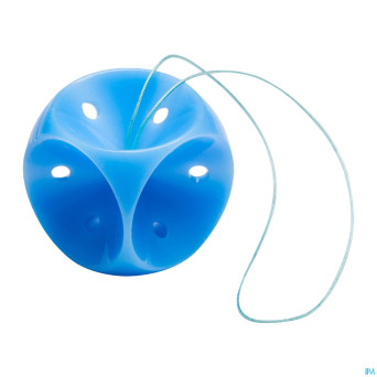 Pessaire cube perfore avec bouton 3/37mm silicone