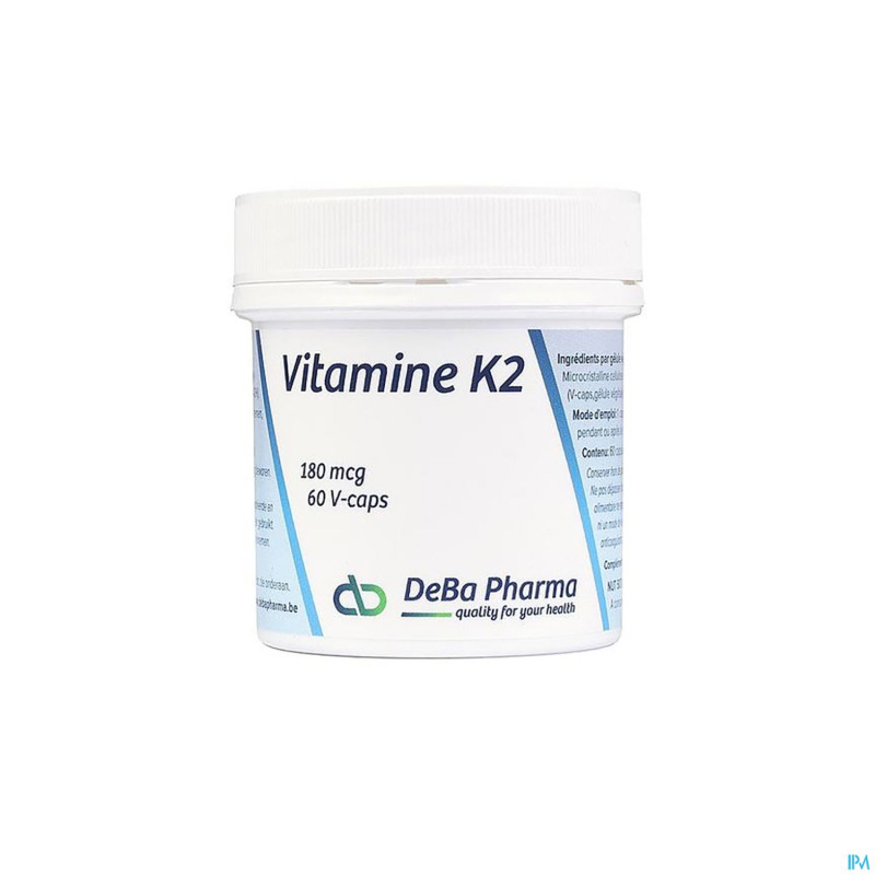 Vitamine k2 180mcg    caps 60