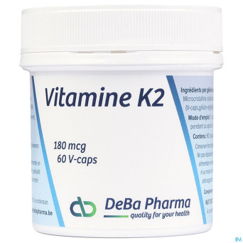 Vitamine k2 180mcg    caps 60