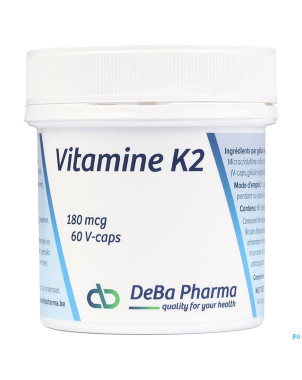 Vitamine k2 180mcg    caps 60