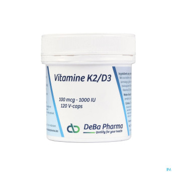 Vitamine k2/d3 100 mcg/1000 u.i    caps 120