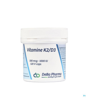 Vitamine k2/d3 100 mcg/1000 u.i    caps 120