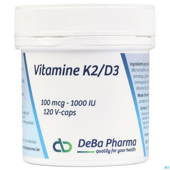 Vitamine k2/d3 100 mcg/1000 u.i    caps 120