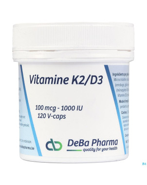 Vitamine k2/d3 100 mcg/1000 u.i    caps 120