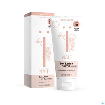 Naif baby&kids sun ip50 n/parf lotion tube   200ml