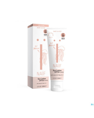 Naif baby&kids sun ip50 n/parf lotion tube   100ml