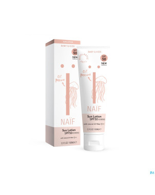 Naif baby&kids sun ip50 n/parf lotion tube   100ml
