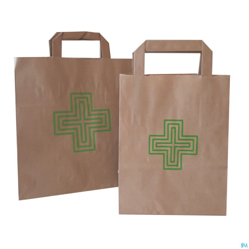 Sac papier poignet neon kraft big 26+17x25cm   250