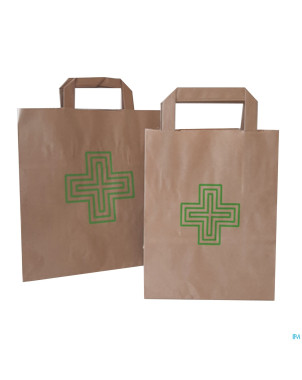 Sac papier poignet neon kraft big 26+17x25cm   250