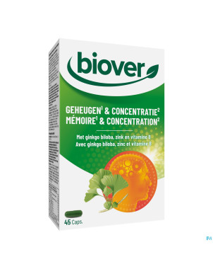 Biover memoire et concentration caps  45