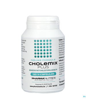 Cholemix plus v-caps 120    pharmanutrics