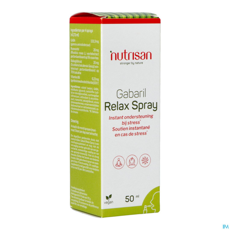 Gabaril relax spray 50ml   nutrisan