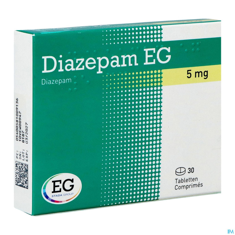 Diazepam eg  5mg comp  30