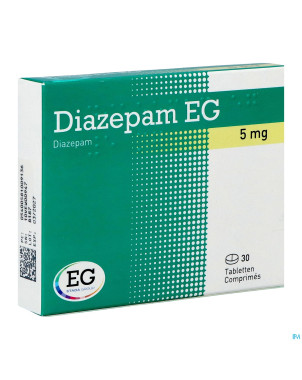 Diazepam eg  5mg comp  30