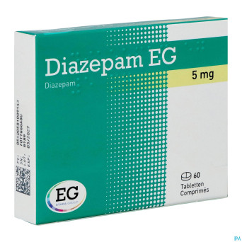Diazepam eg  5mg comp  60