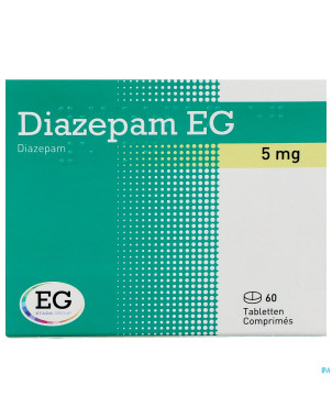 Diazepam eg  5mg comp  60