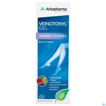Veinotonyl gel jambes legeres effet froid   150ml